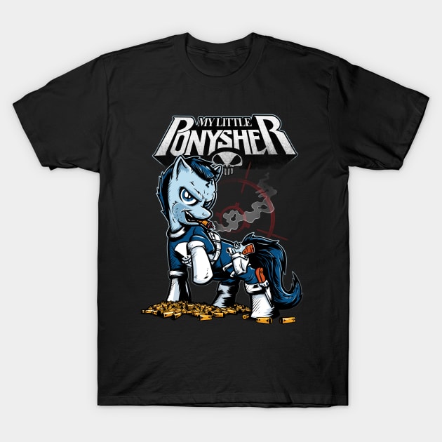 The Ponysher T-Shirt by poopsmoothie